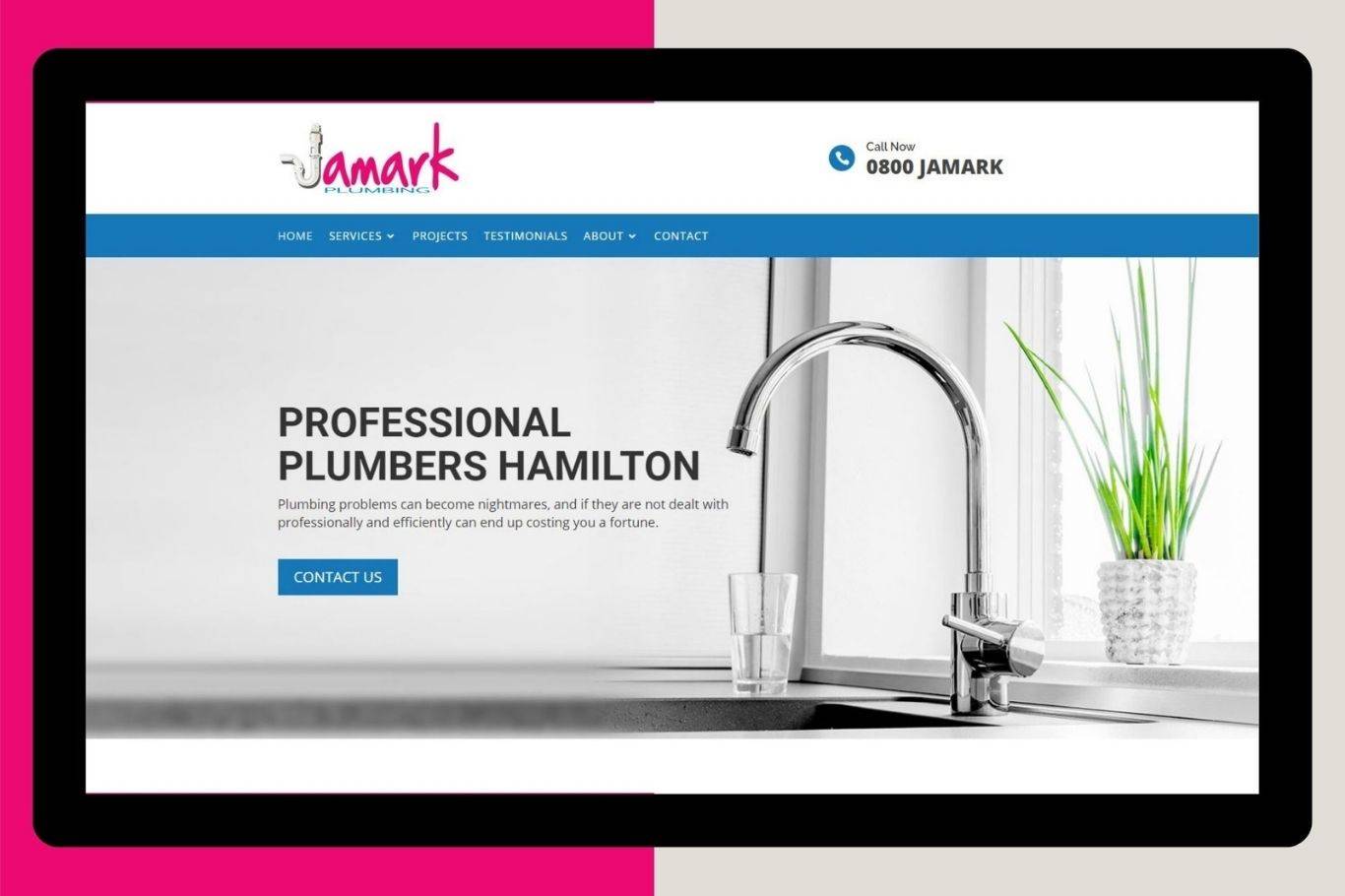 jamark-plumbing-website-designing-development-cloud-media