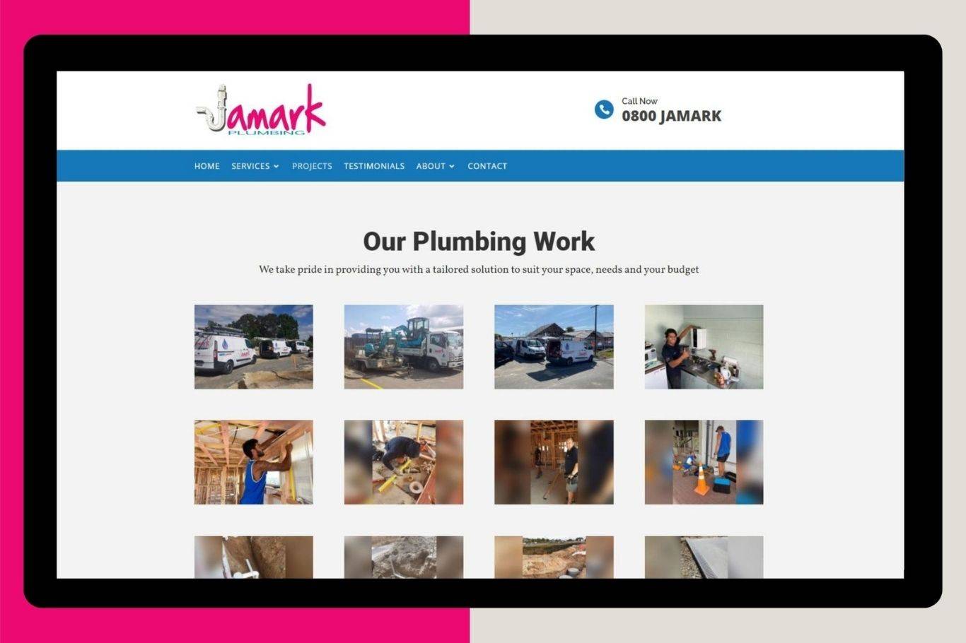 jamark-plumbing-website-development-cloud-media